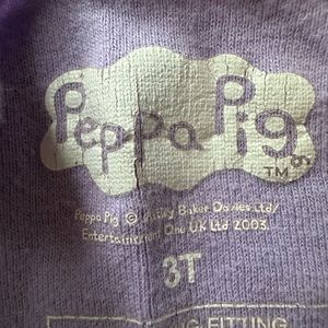 Peppa Pig Girls 3T long-sleeved shirt